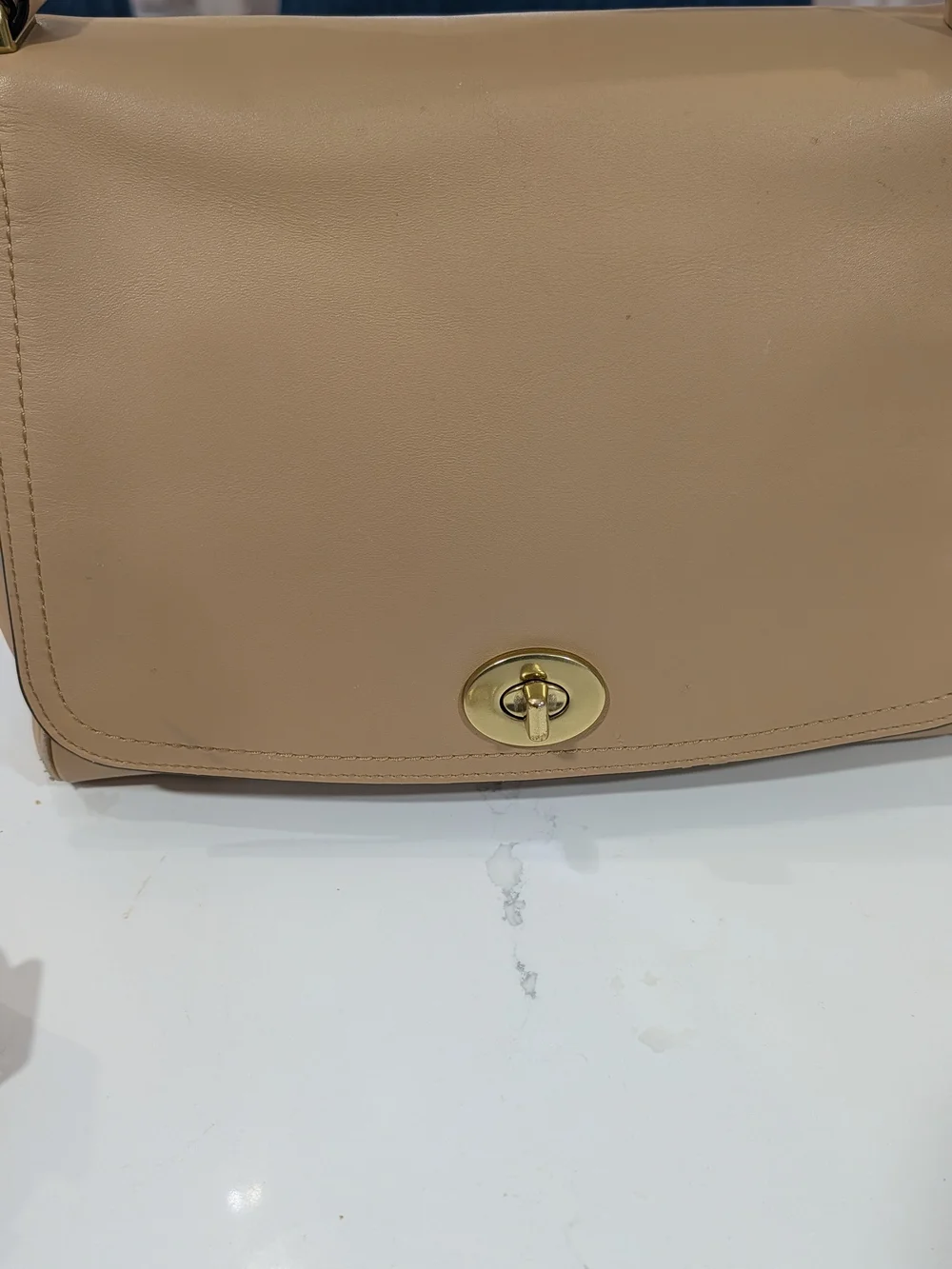 Coach Legacy Romy Top Handle Crossbody Tan K1294-22383